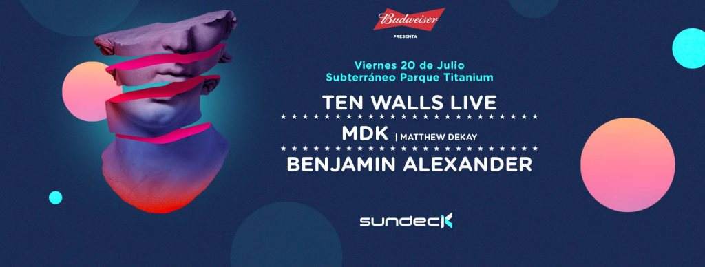 Budweiser & Sundeck presentan: Ten Walls Live MDK - Página frontal