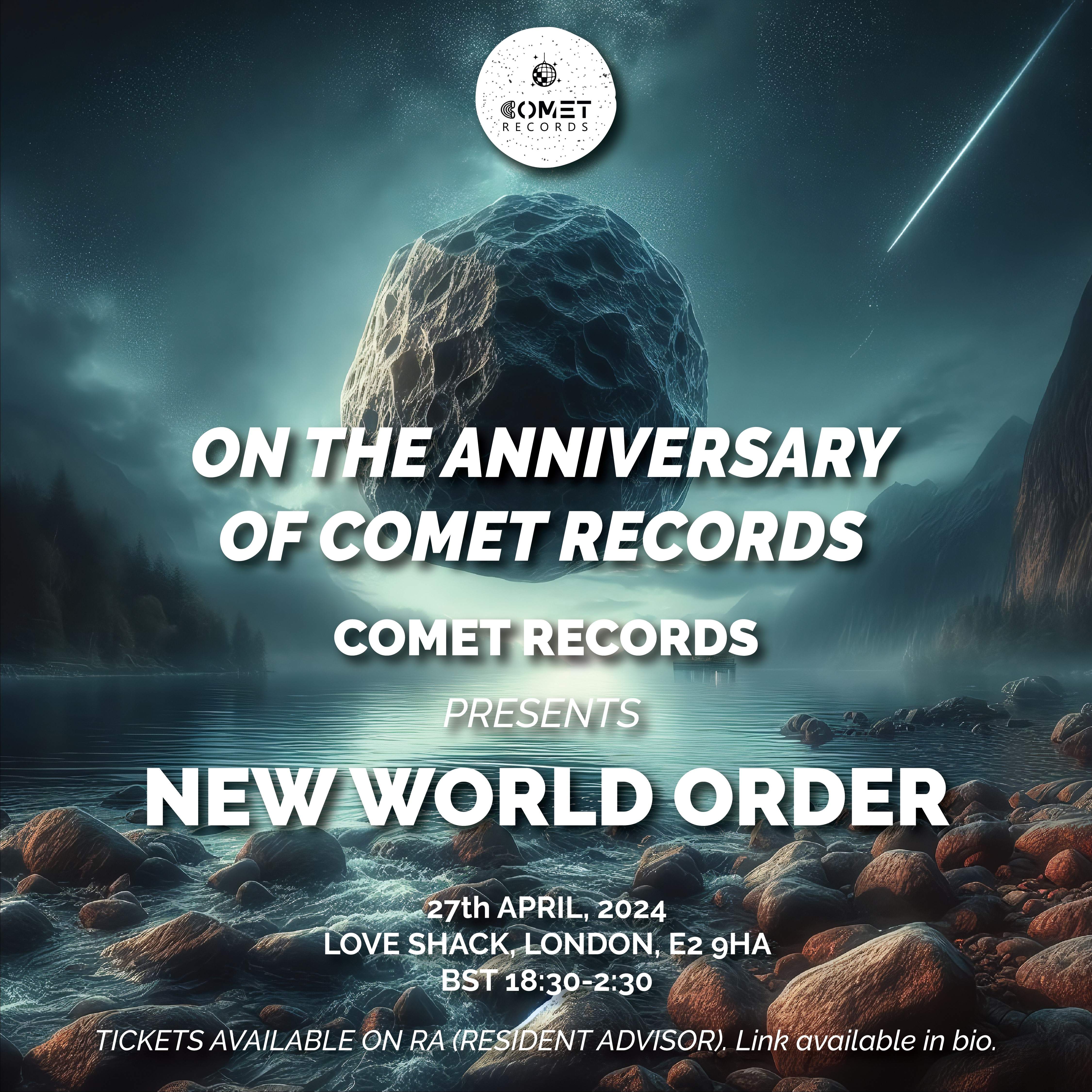 New World Order By Comet Records - Página frontal