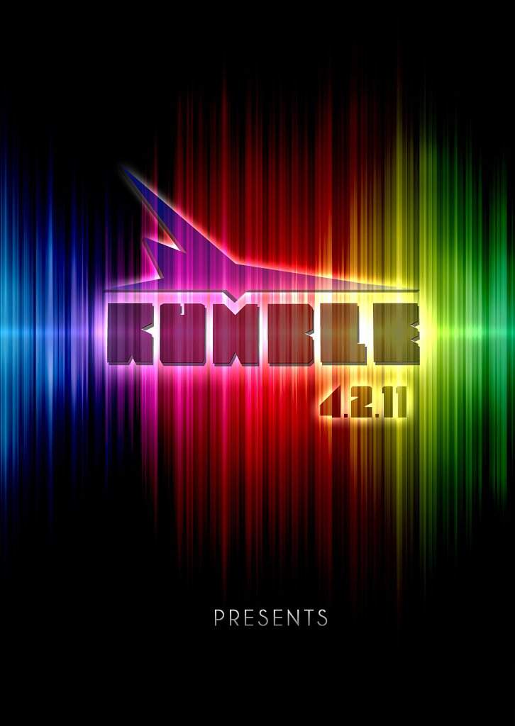 Flumo & Neovinyl presents Rumble - フライヤー表