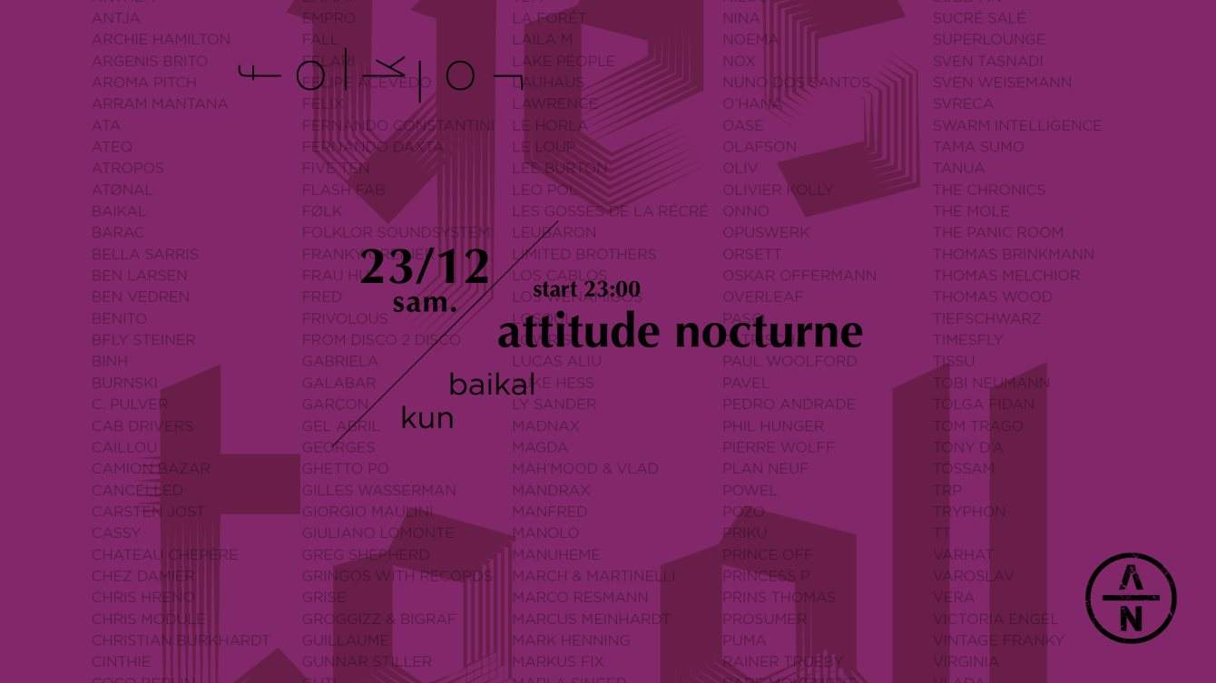 Attitude Nocturne - Página frontal