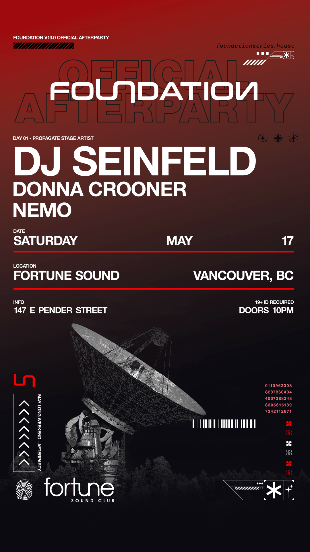 OFFICIAL FOUNDATION v13 AFTERPARTY feat. DJ Seinfeld at