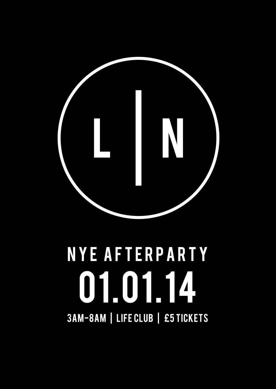 Late Night - NYE Afterparty - フライヤー裏