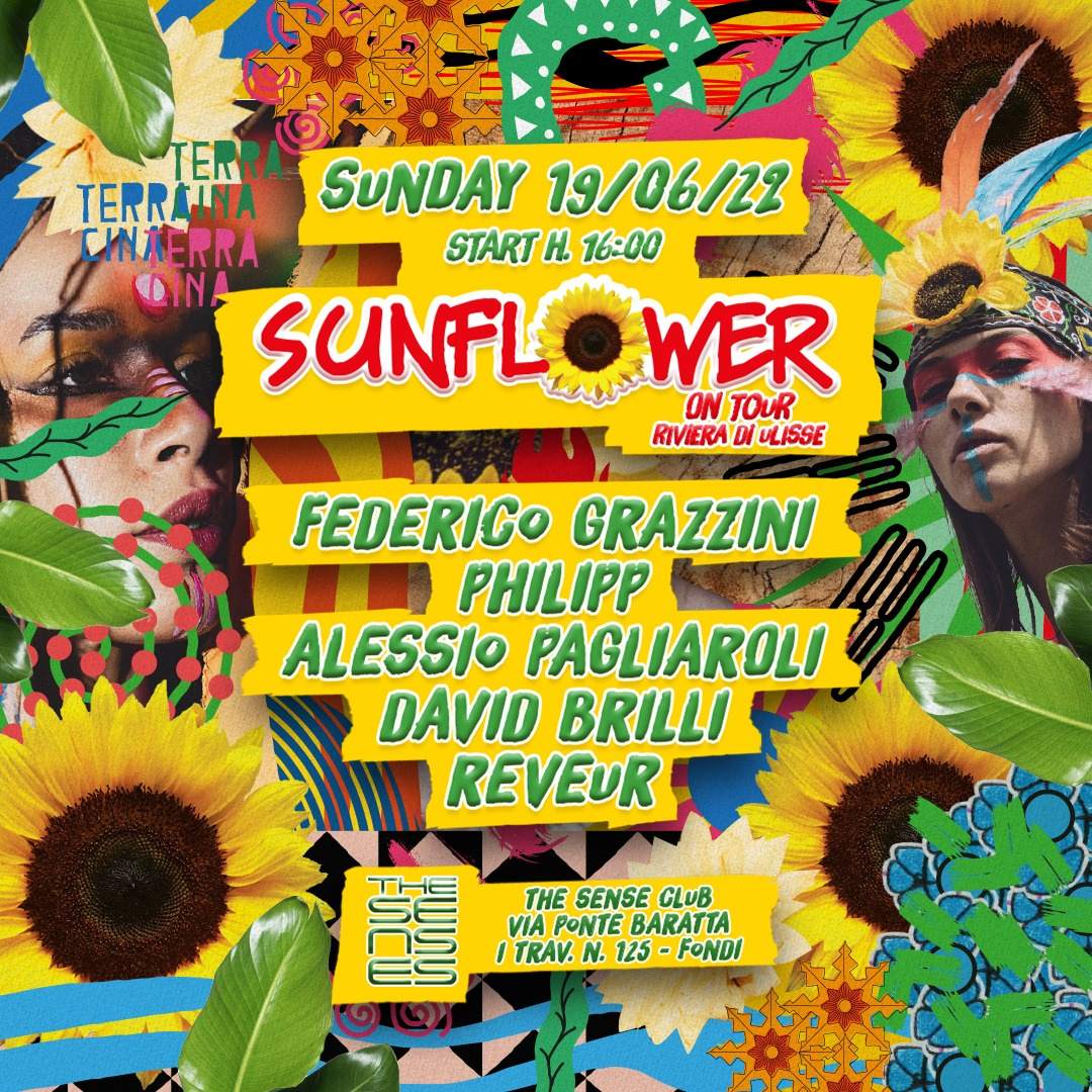 Sunflower on tour Riviera Di Ulisse - フライヤー表