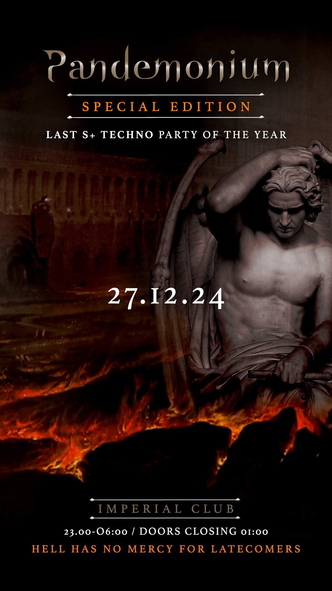 Pandemonium Special Edition- S+ Techno Party at Imperial Private Club ...