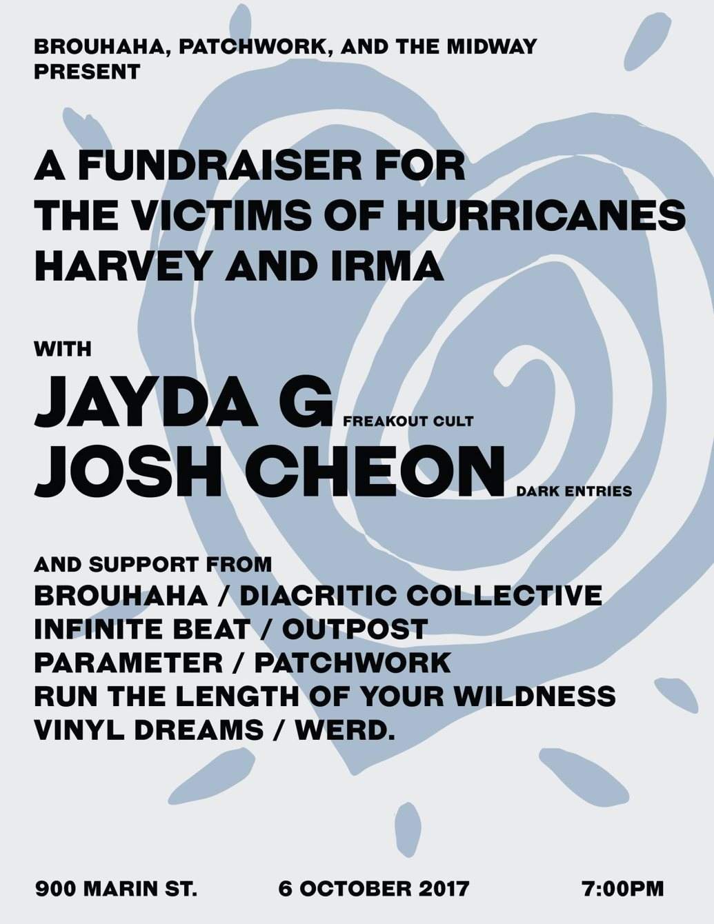 Jayda G [Hurricane Relief Fundraiser] - Página trasera