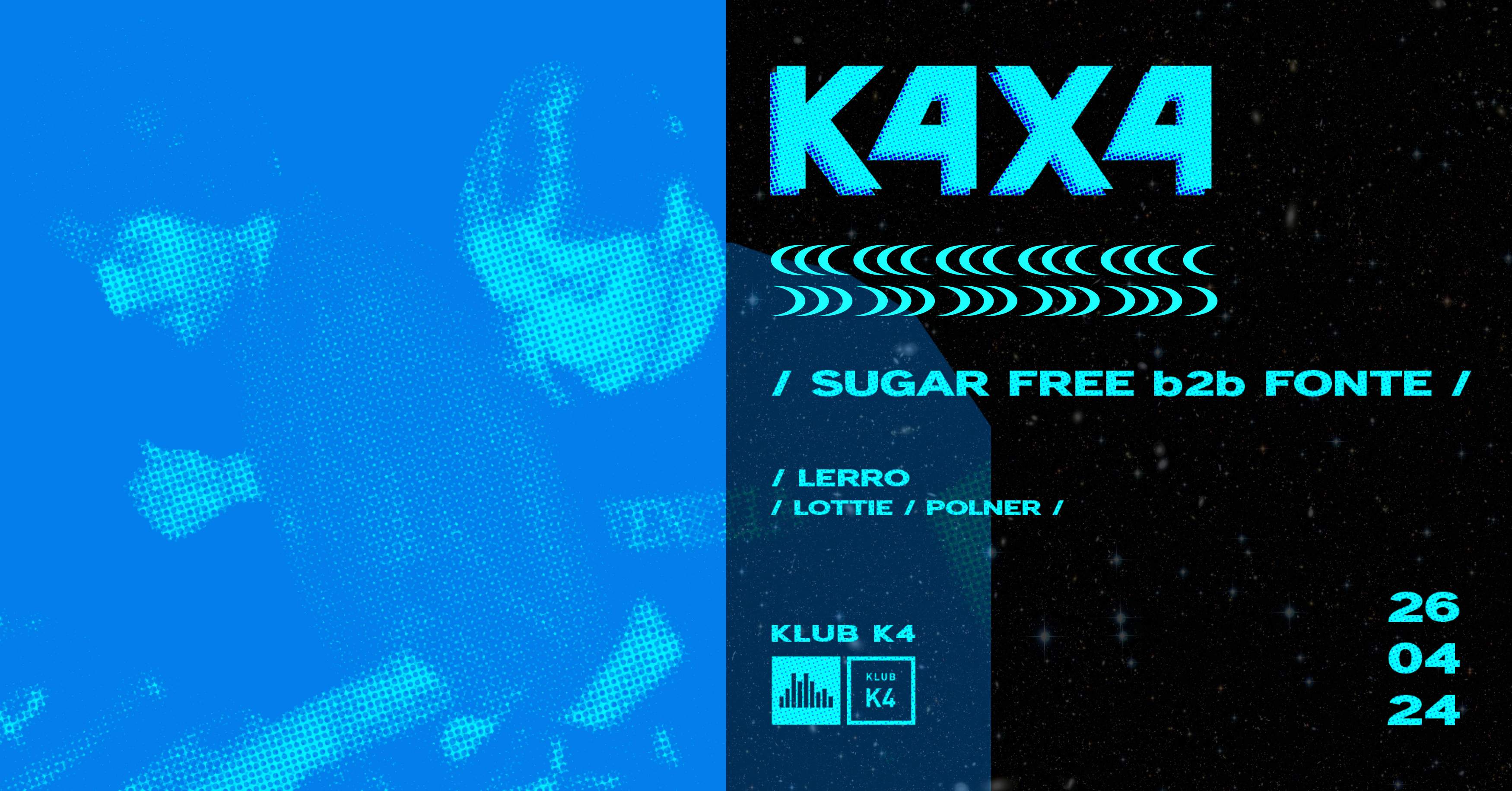 K4X4 with Sugar Free b2b Fonte - Página frontal