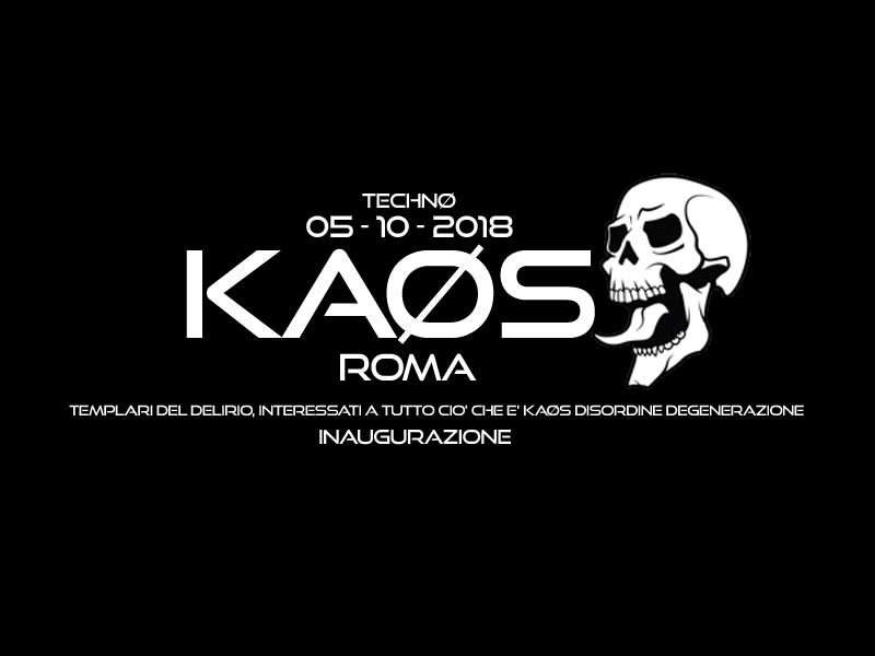 Kaøs - Opening - Página frontal
