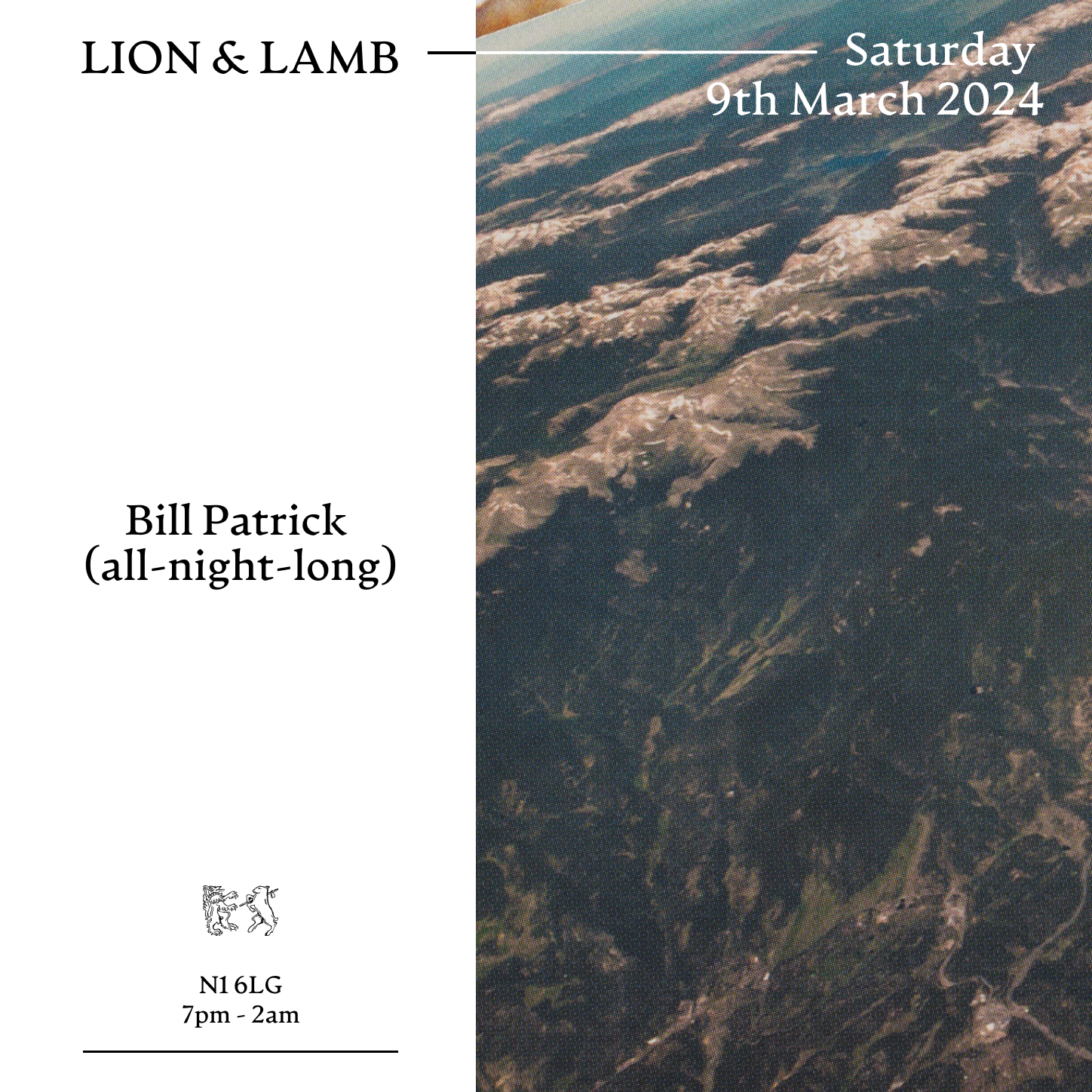 Lion & Lamb with Bill Patrick (All night Long) - Página frontal