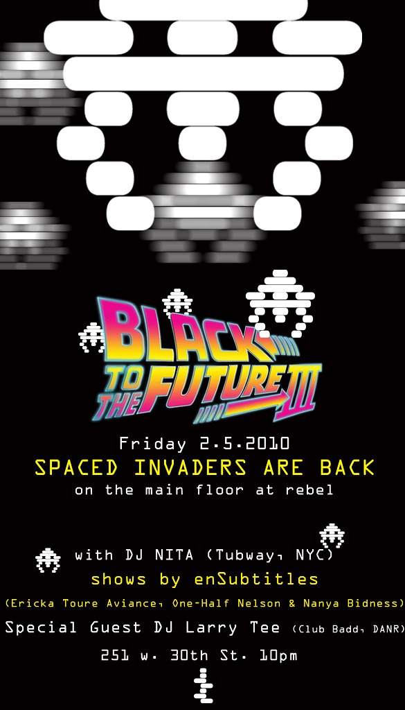 Black To The Future: Spaced Invaders Are Back - Página frontal