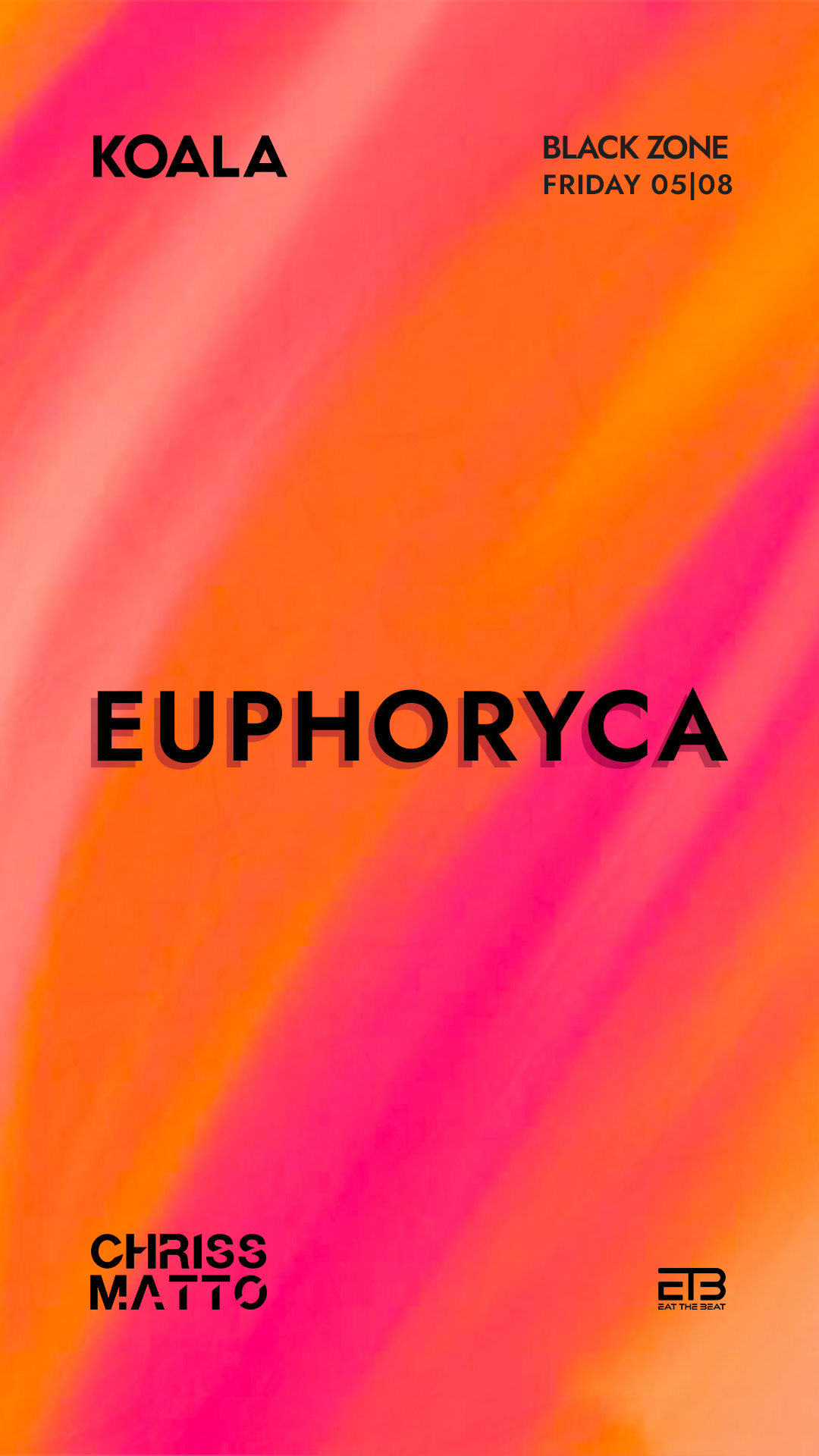 EUPHORYCA - フライヤー裏