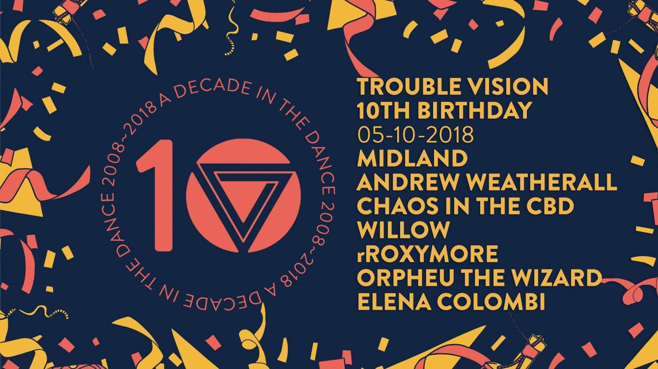 Trouble Vision 10th Birthday - Página frontal