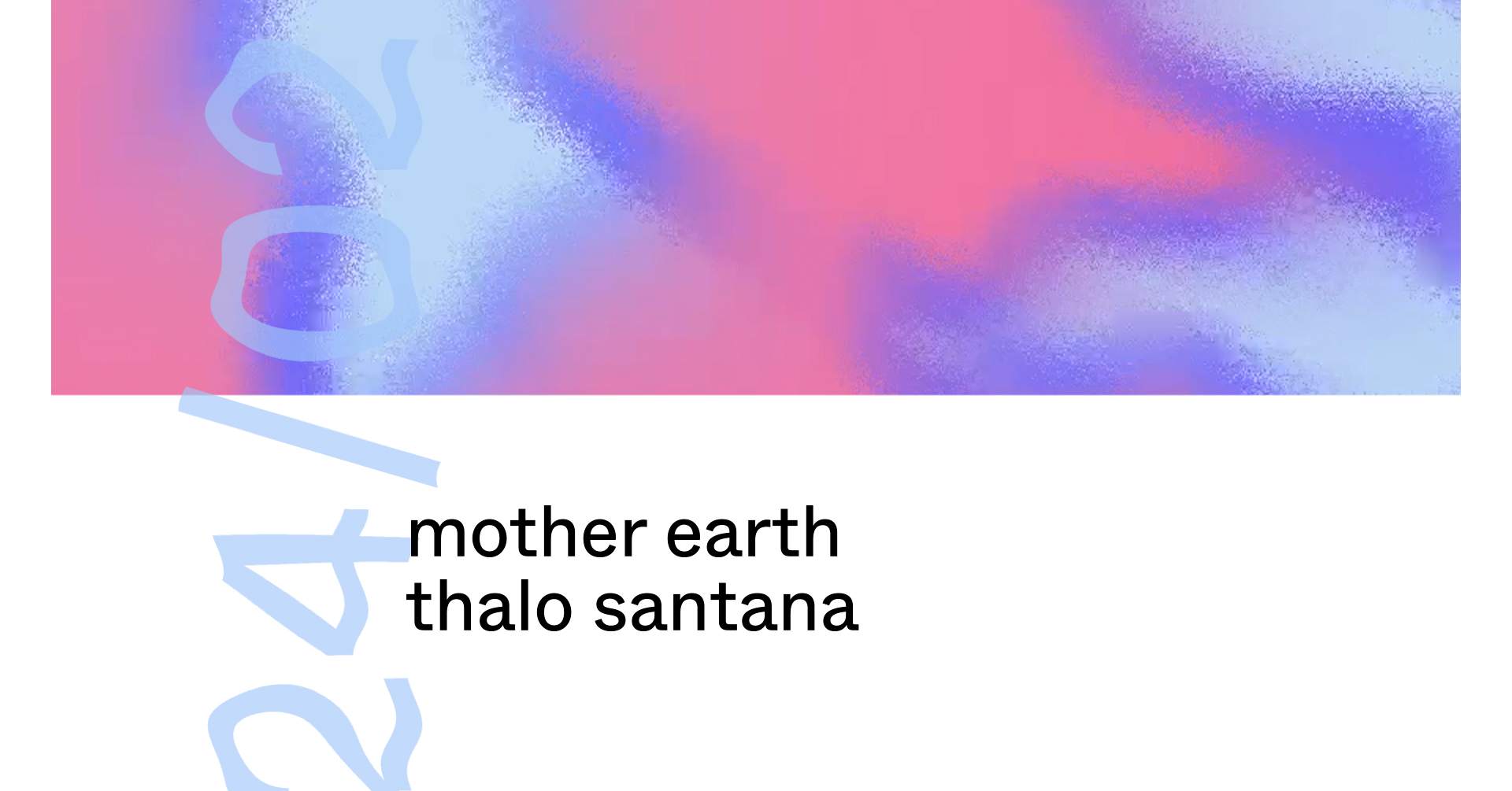bürro with Mother Earth, Thalo Santana - フライヤー表
