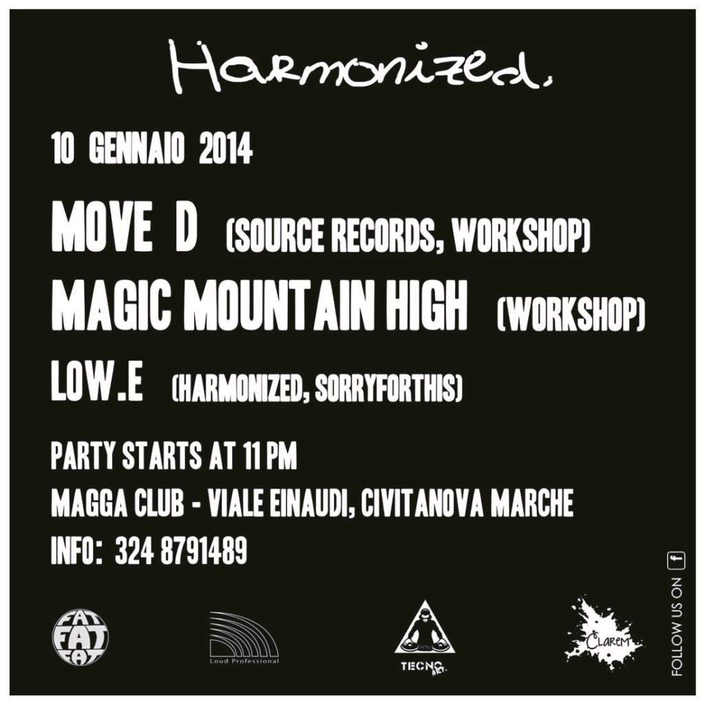 Harmonized with Move D, Magic Mountain High - live - Página trasera