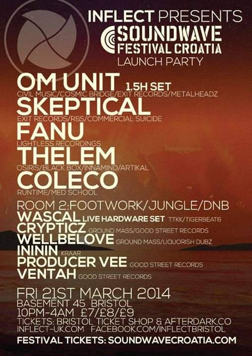 Inflect x Soundwave Festival Croatia Ft Om Unit, Skeptical & Fanu - Página frontal