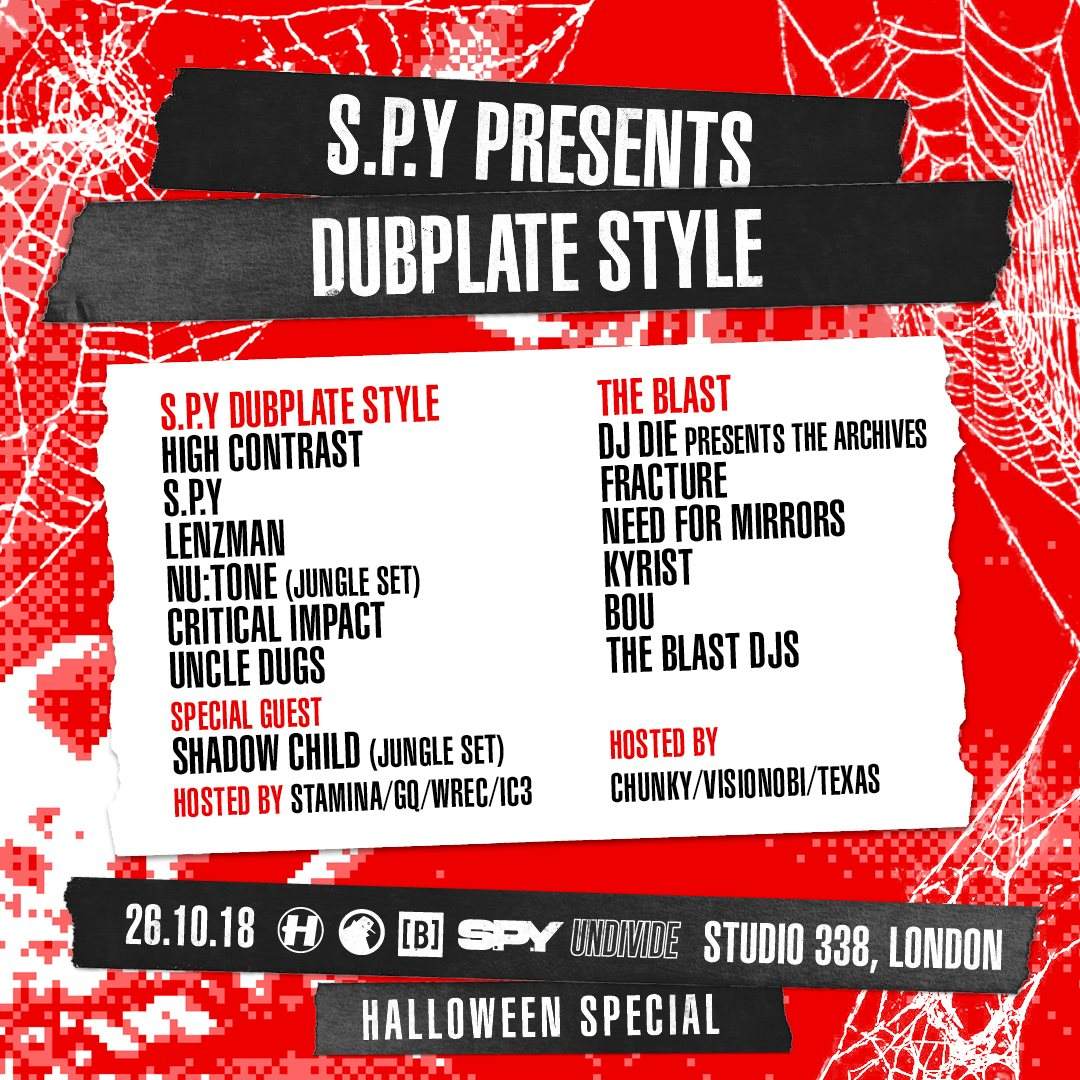 S.P.Y presents Dubplate Style: Halloween Special - Página frontal