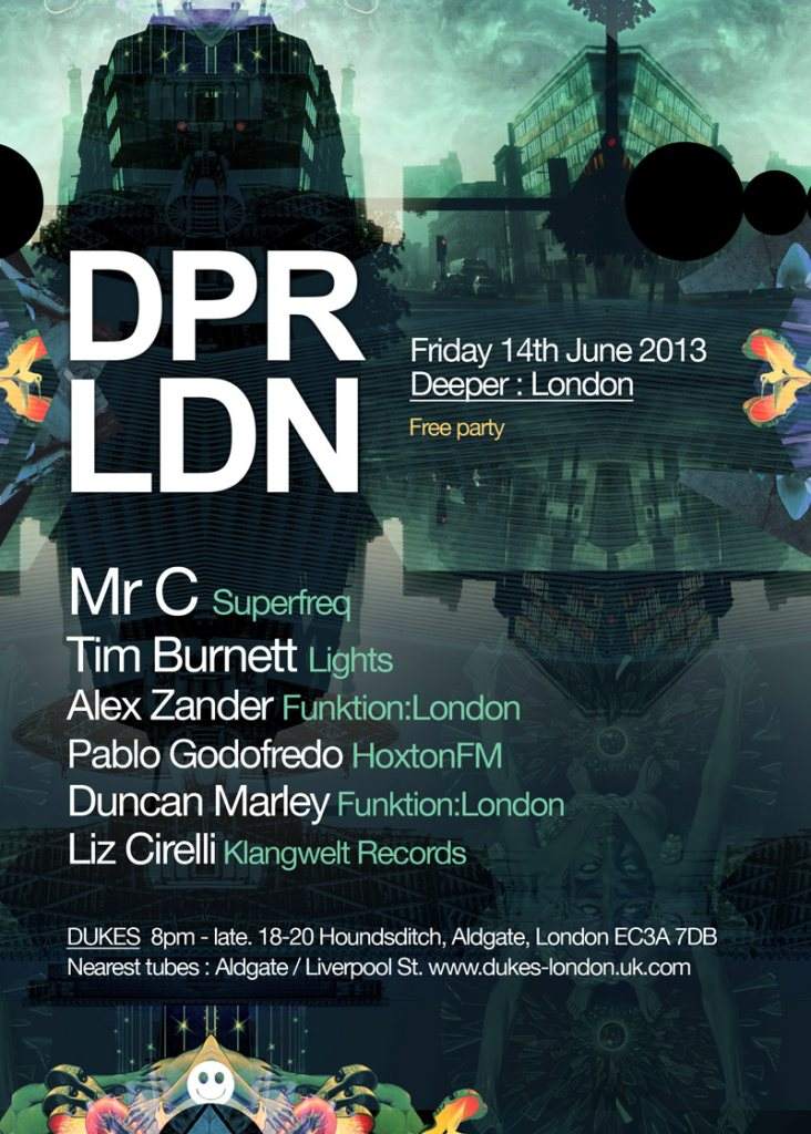 Deeper London with Mr C - フライヤー表