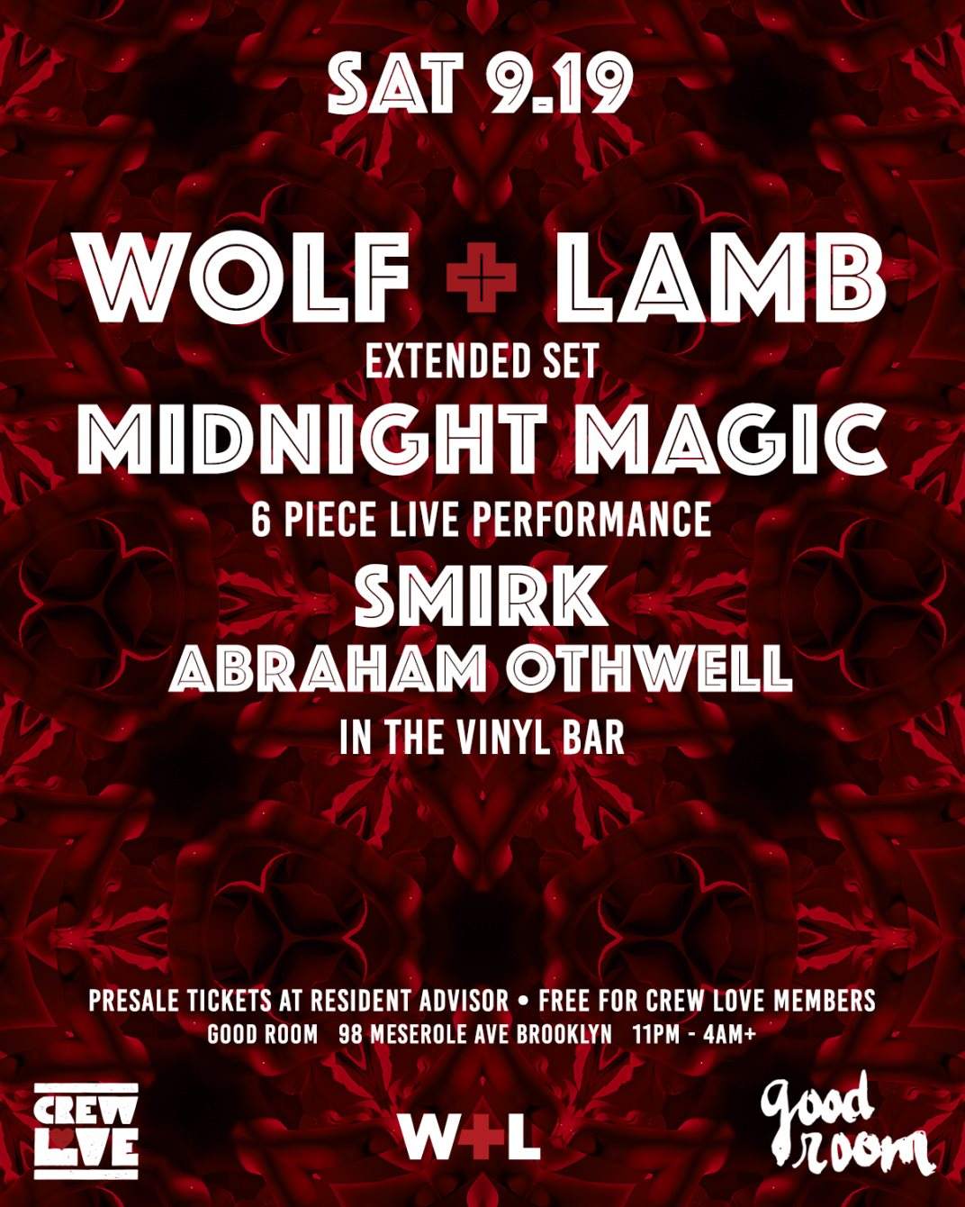 Wolf + Lamb & Midnight Magic 6 Piece Live Performance - Página frontal