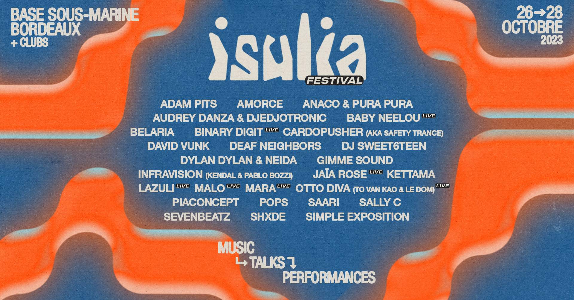 Isulia Festival 2023 - フライヤー表