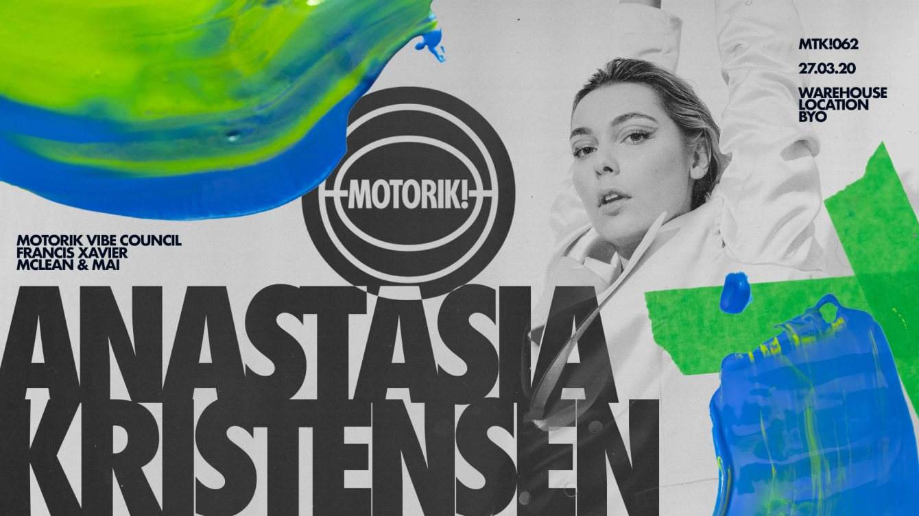 Motorik: Anastasia Kristensen - フライヤー表