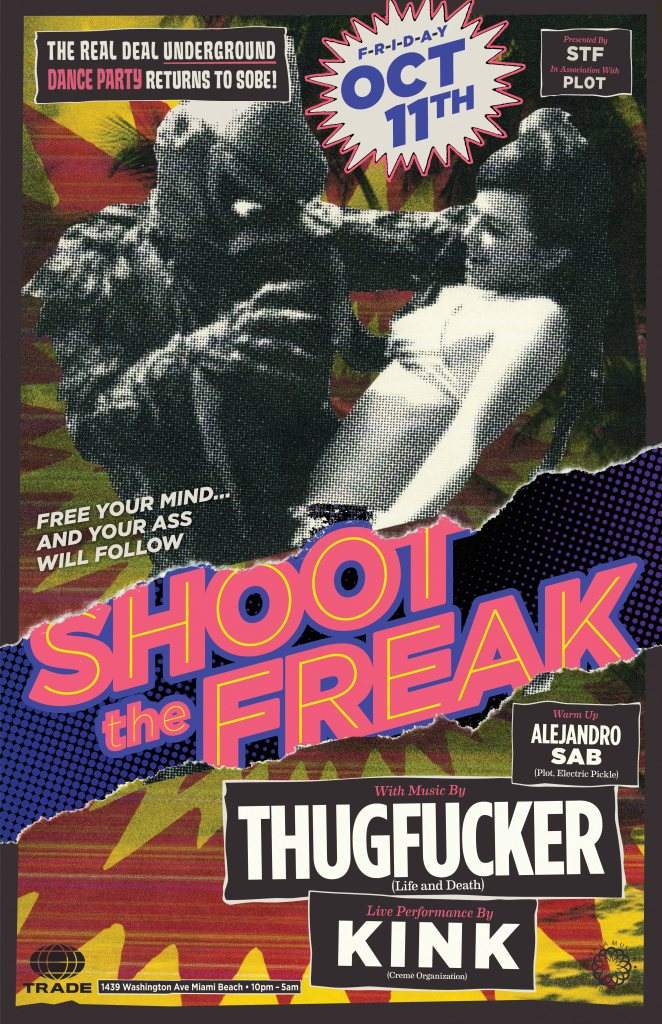 Shoot The Freak with Thugfucker & Kink - Live, and Alejandro Sab - Página frontal