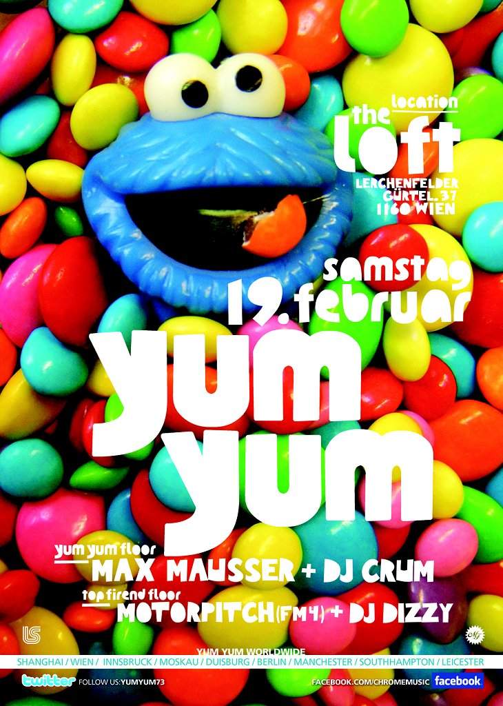 Yum Yum Feat. Max Mausser, Crum, Motorpitch - Página frontal
