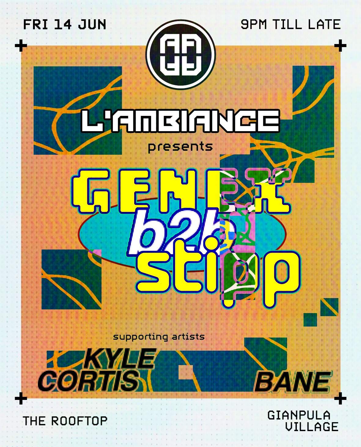 L'Ambiance: Genex B2B Stipp - Página frontal
