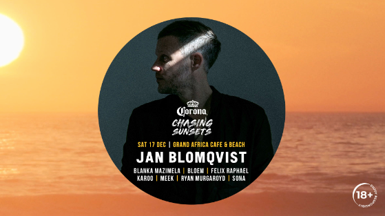 Corona Chasing Sunsets with Jan Blomqvist - フライヤー表
