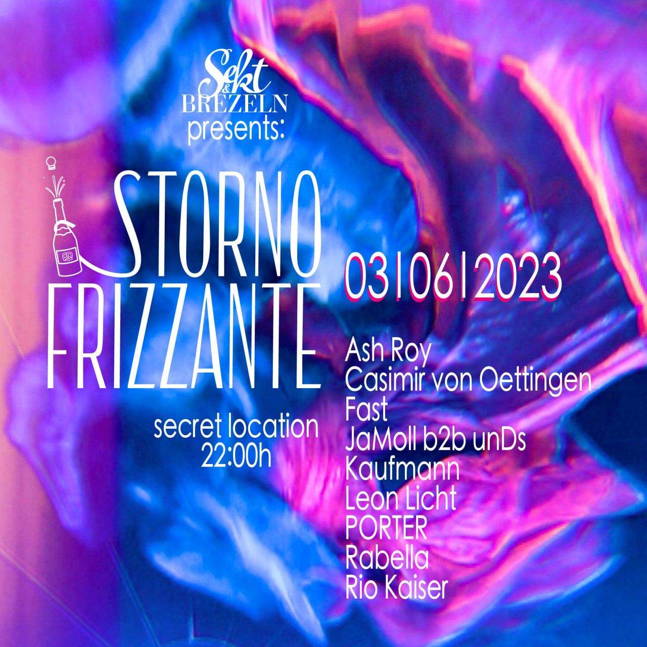 Sekt&Brezeln presents Storno Frizzante - Página frontal