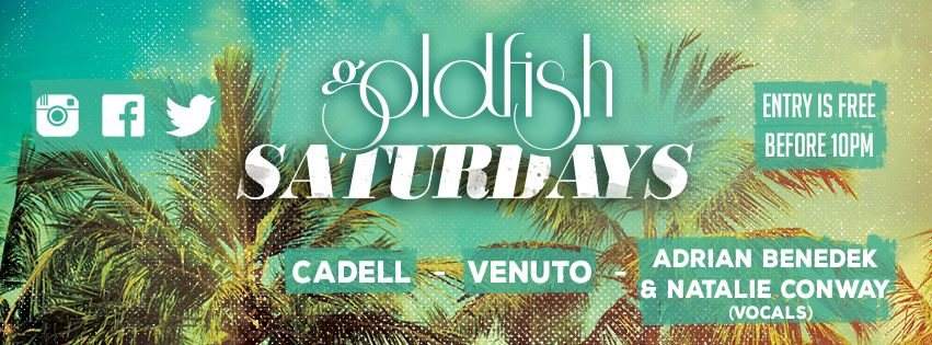 Goldfish Saturdays - フライヤー表