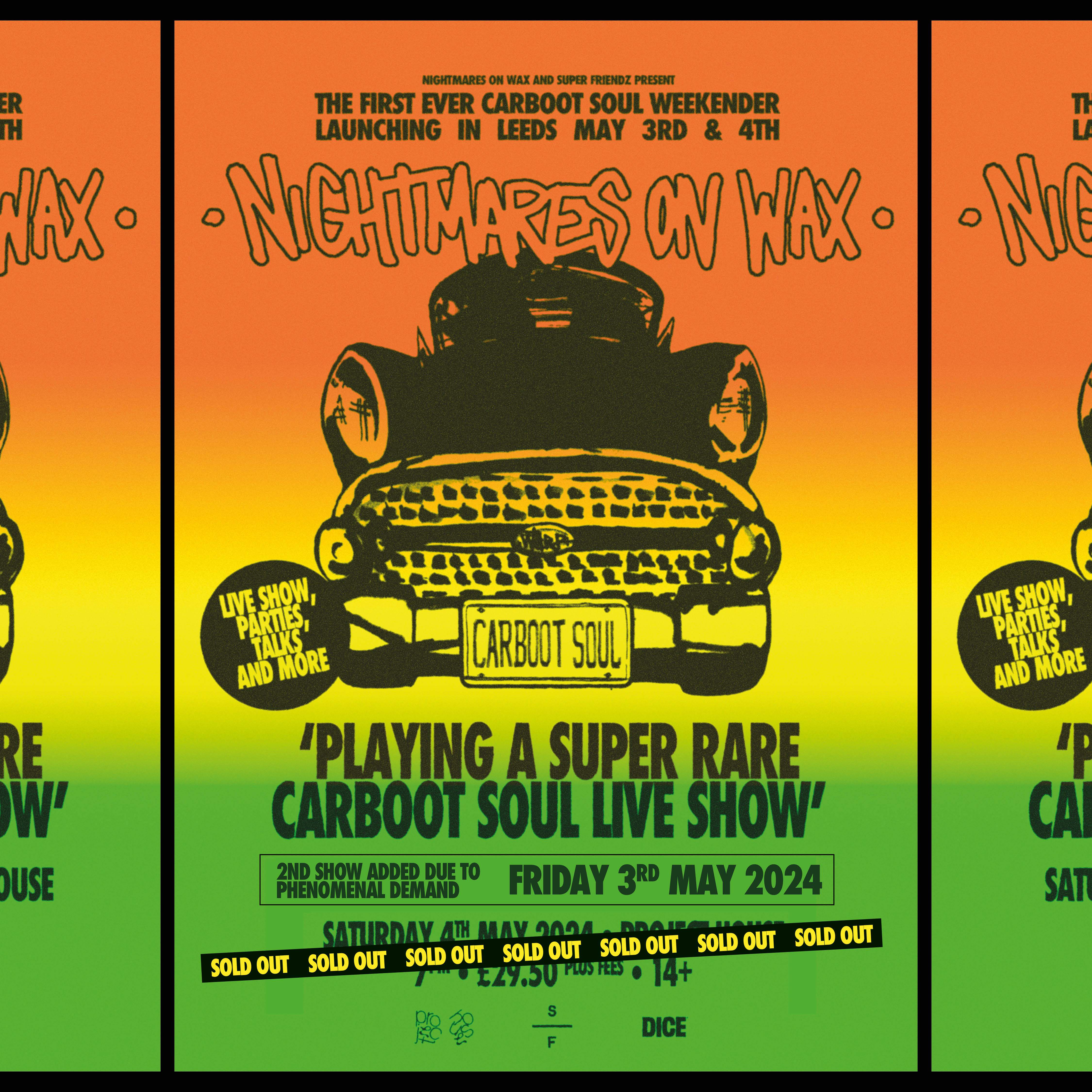 Nightmares on Wax 25 Years of Carboot Soul Live - Página frontal