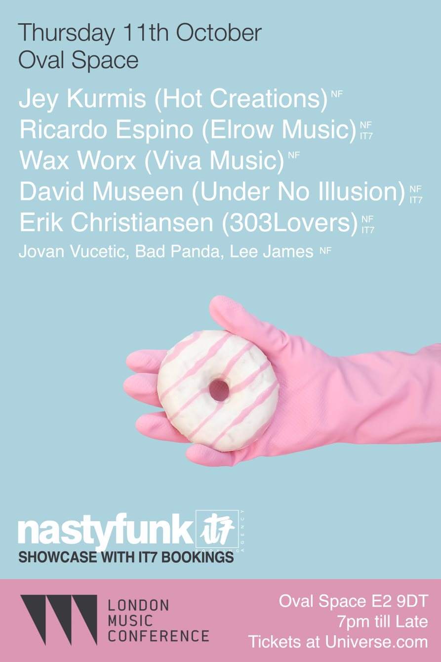 London Music Conference: Nastyfunk Showcase with it7 - フライヤー表