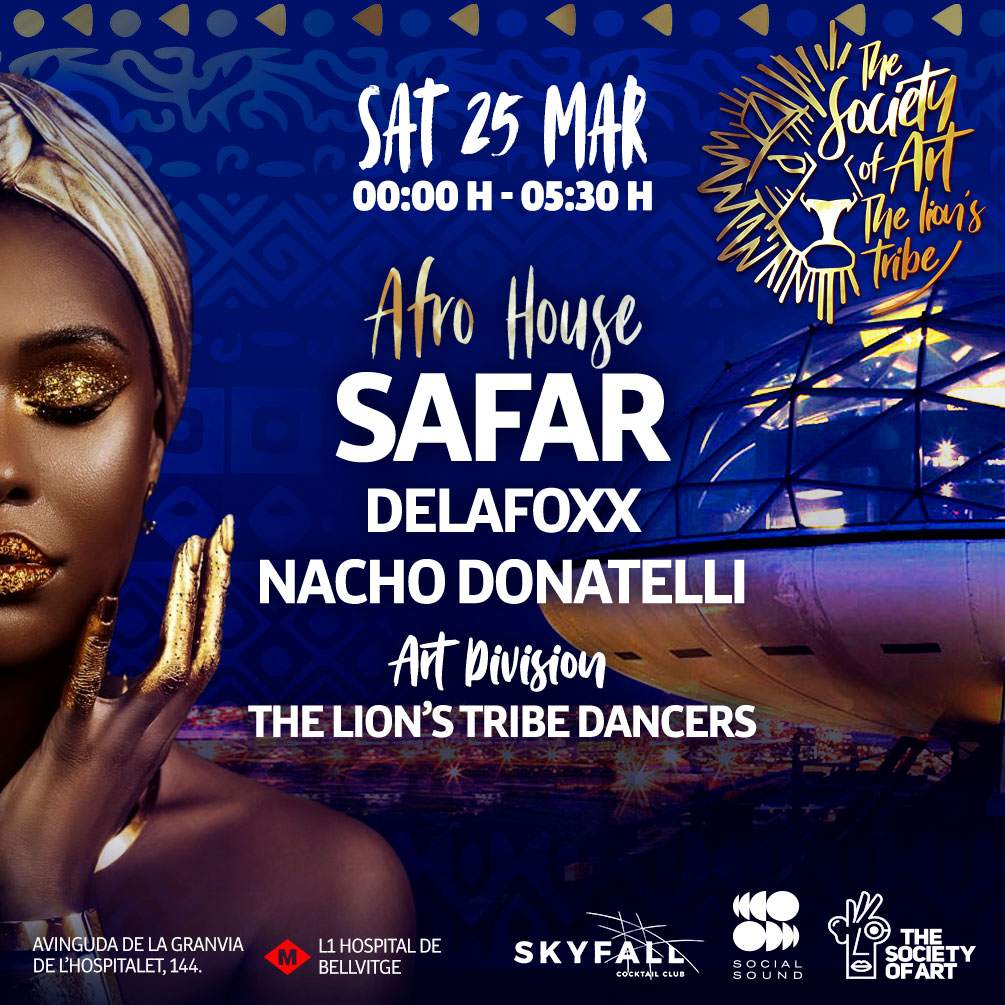 The Lion's Tribe with Safar at Covered Terrace 360* at Skyfall Cocktail Club,  Barcelona