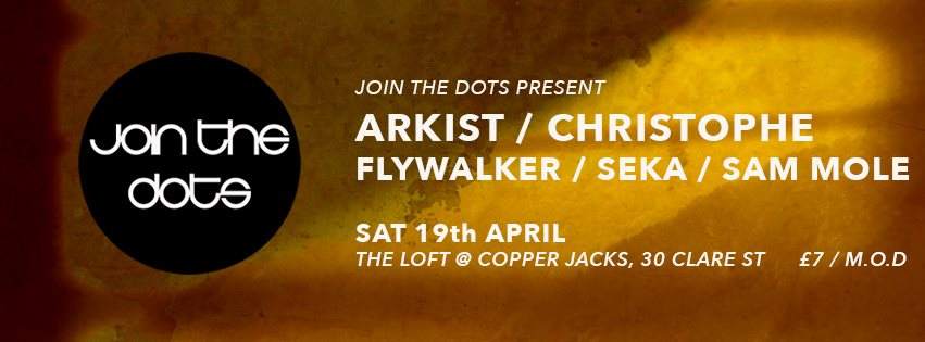 Join The Dots with Arkist, Christophe - フライヤー裏