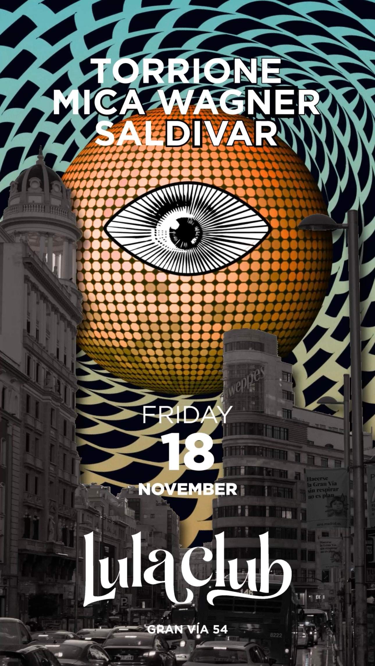 Mica Wagner, Saldivar, Torrione at Lula Club, Madrid