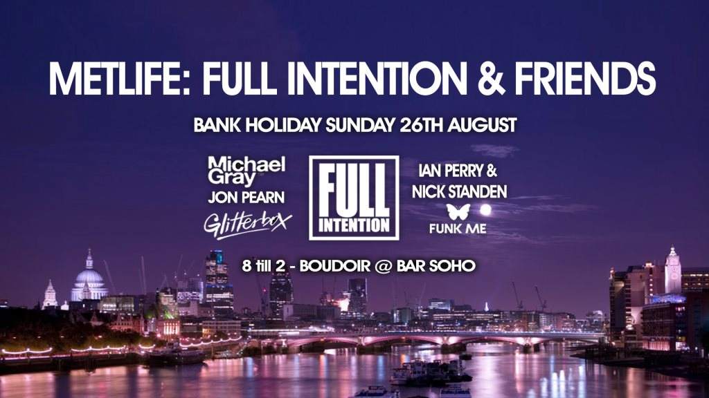 MetLife: Full Intention & Friends - フライヤー表