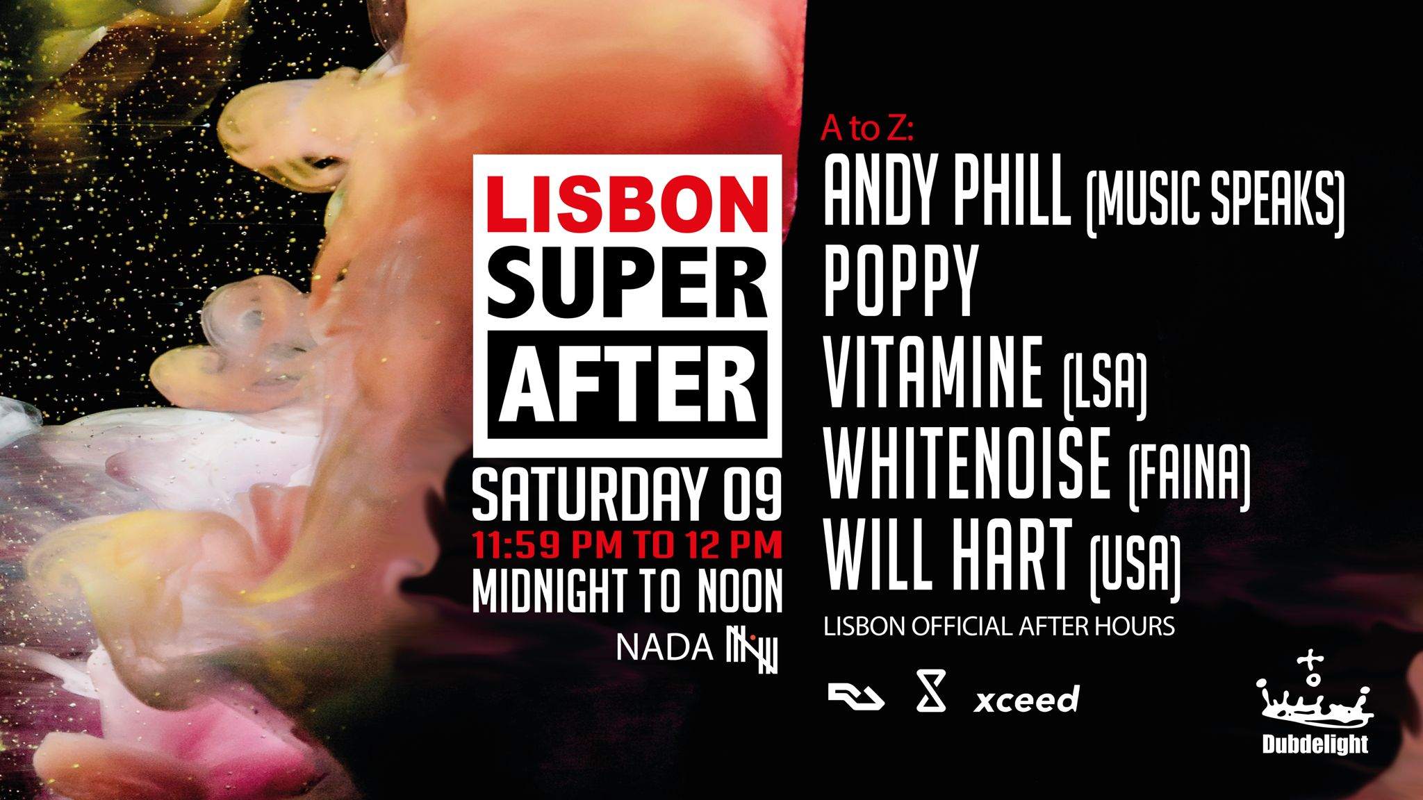 Lisbon Super After #12 hours party - フライヤー表
