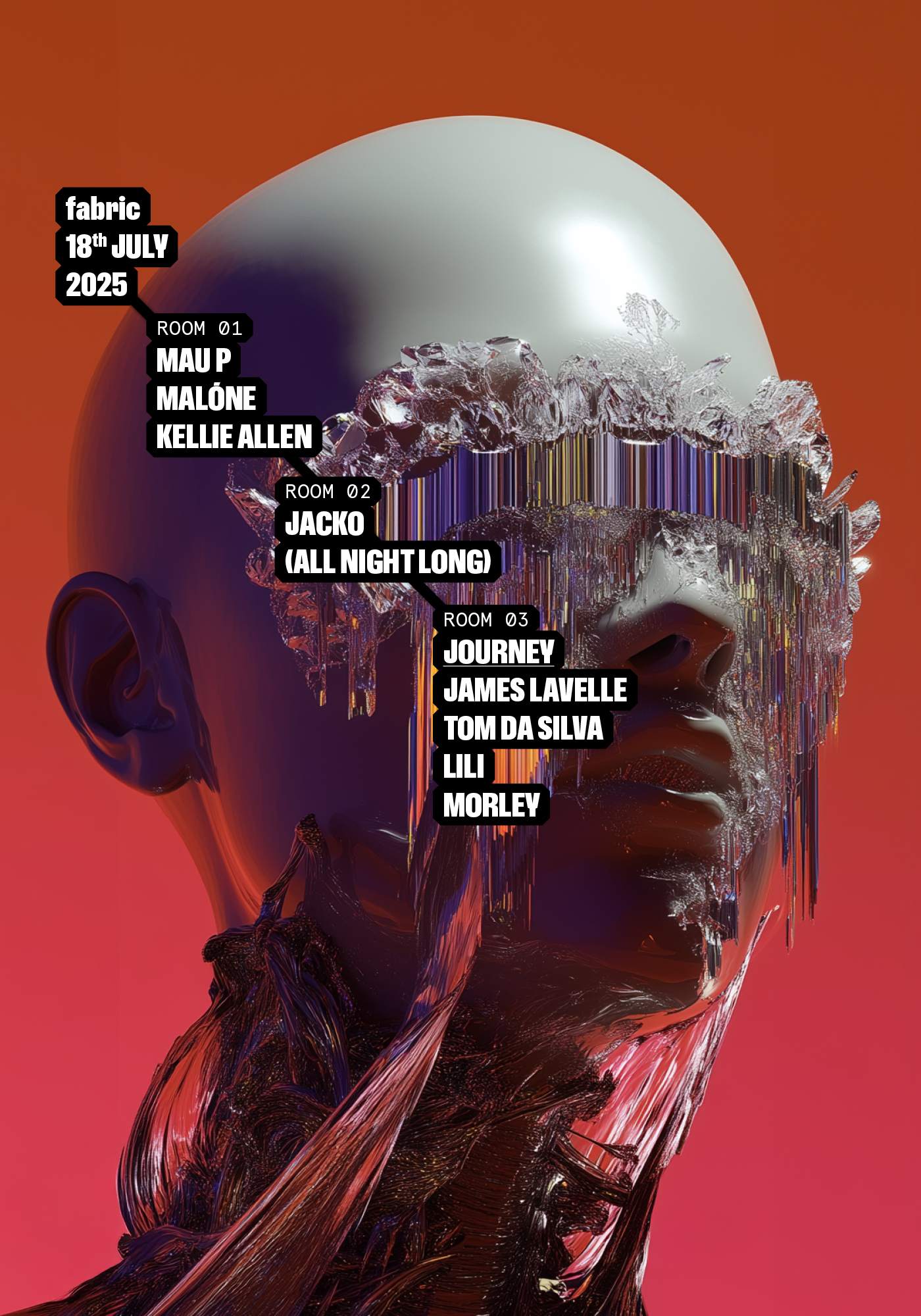 fabric: Mau P, Malóne, Kellie Allen, Jacko, James Lavelle, Tom Da
