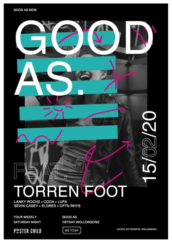 Good As Ft. Torren Foot - フライヤー表