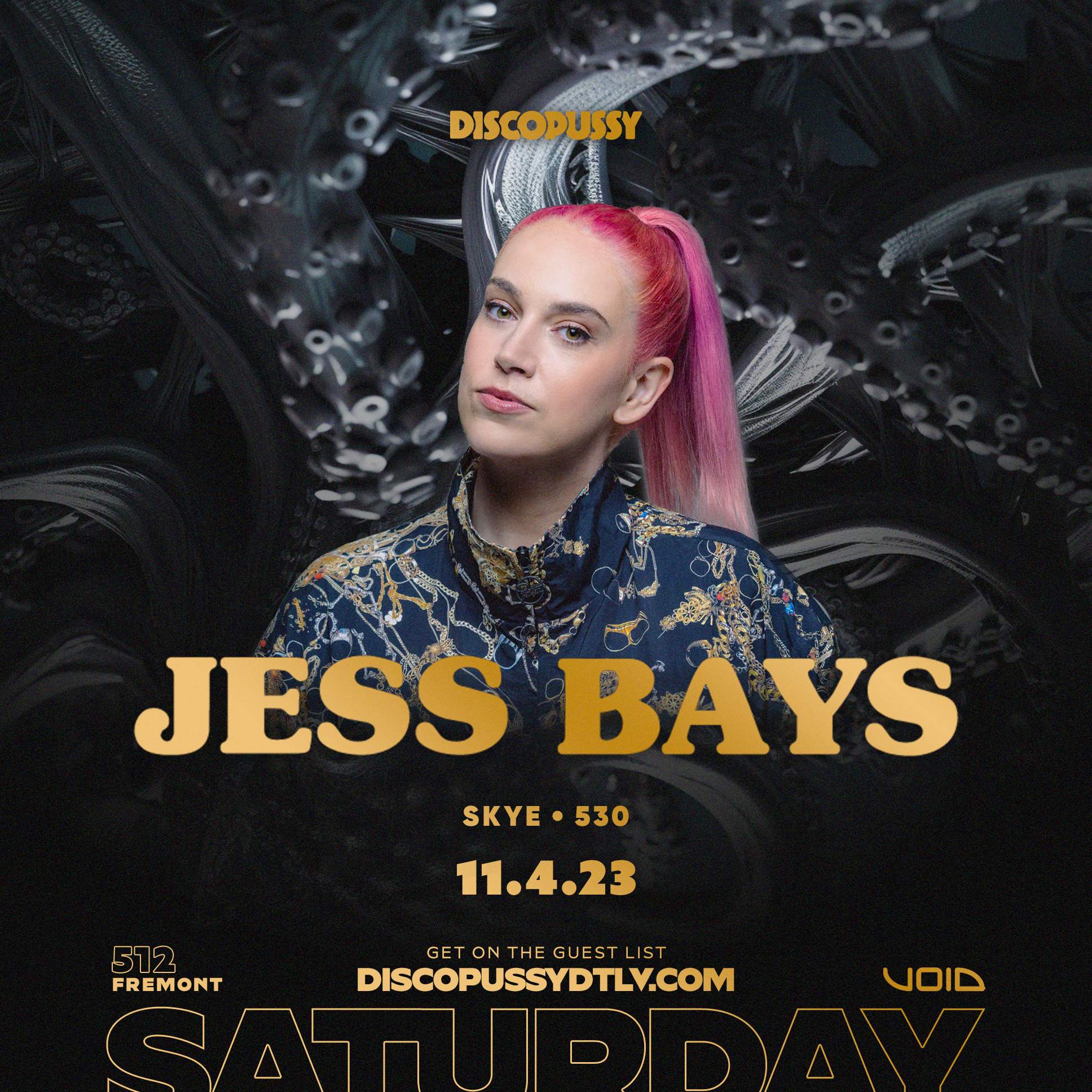 Discopussy presents: Jess Bays - Página frontal