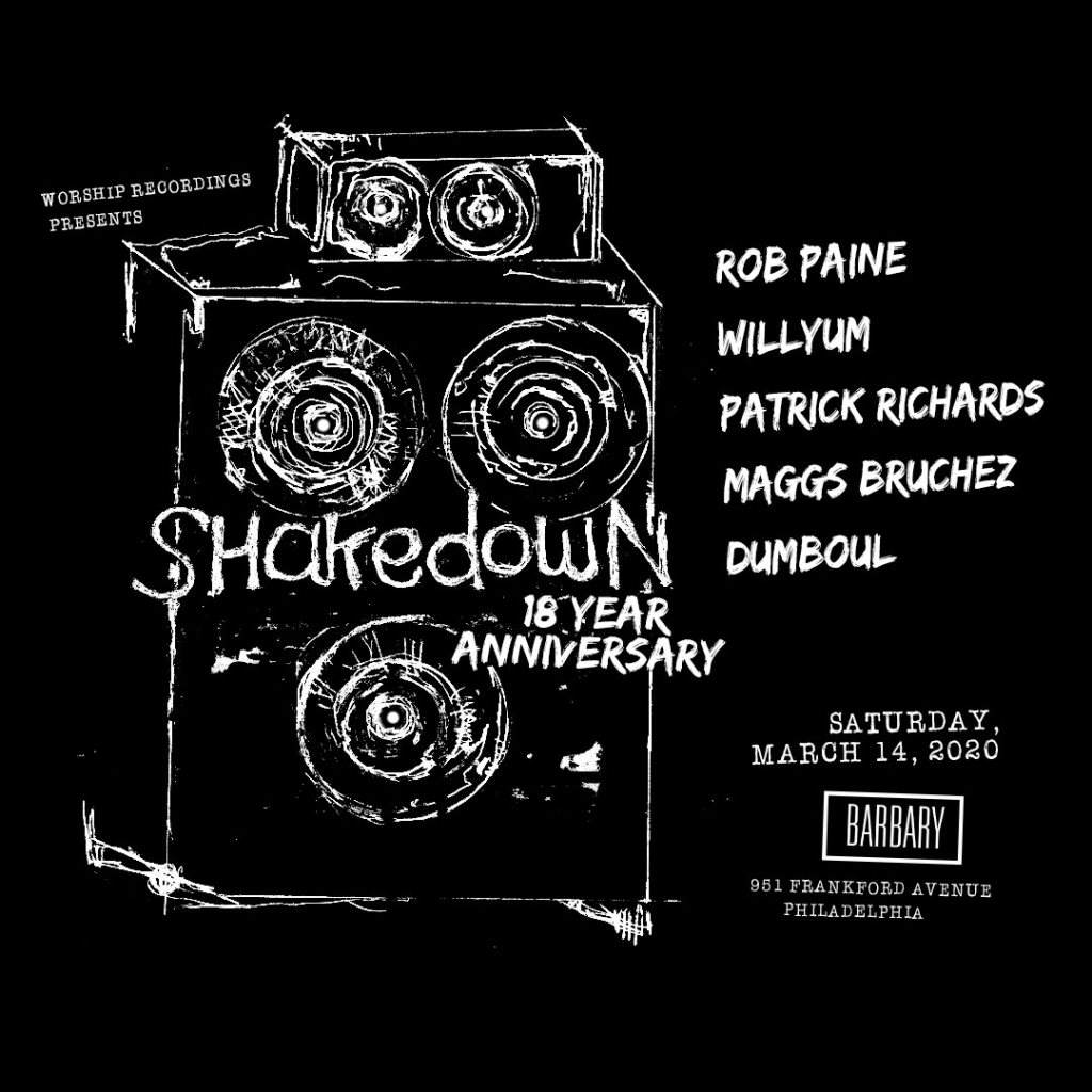 The Shakedown 18 Year Anniversary - フライヤー表