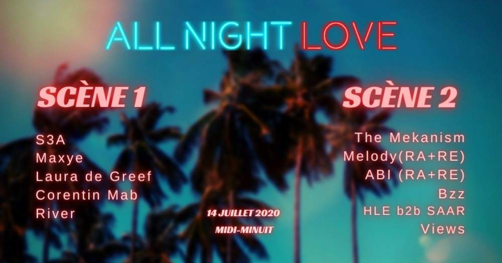 All Night Love presents: All Day Love - フライヤー表