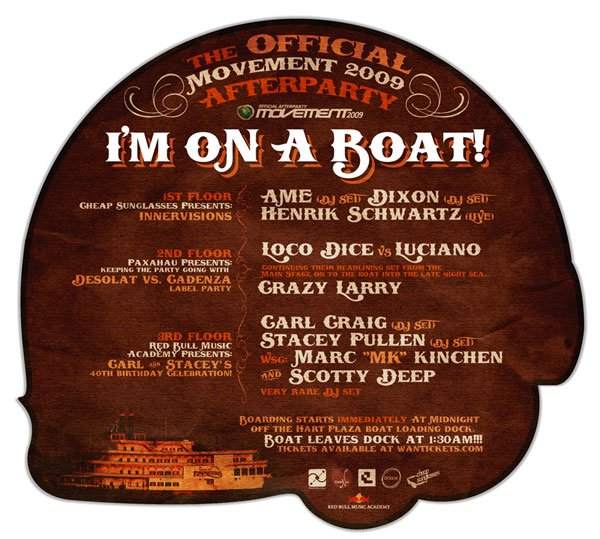 I'm On A Boat - Página trasera