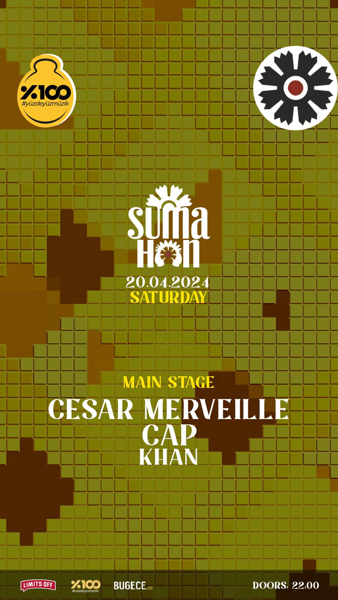 Cesar Merveille presented by %100 Müzik at suma han - Página frontal