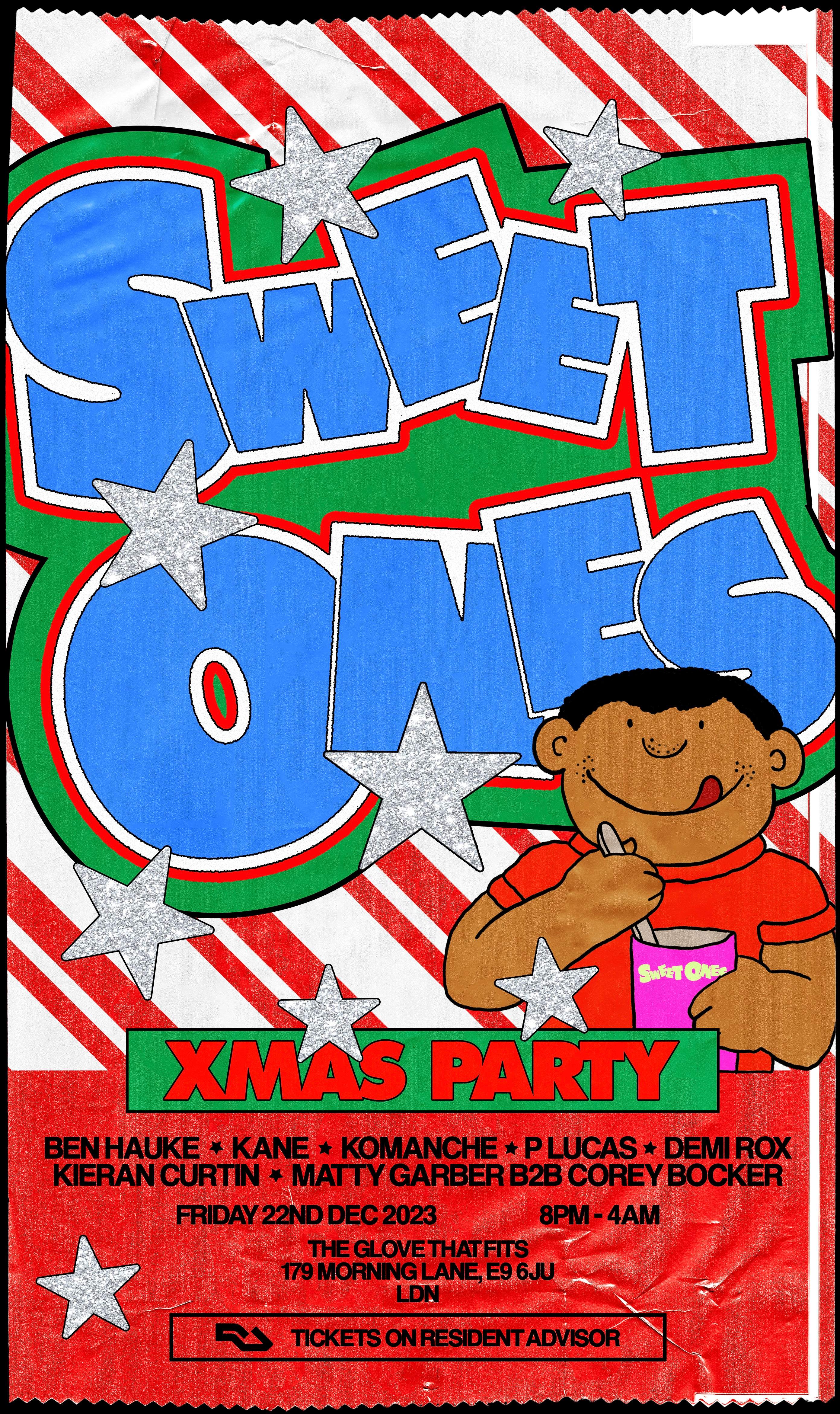 SWEET ONES XMAS PARTY - フライヤー表