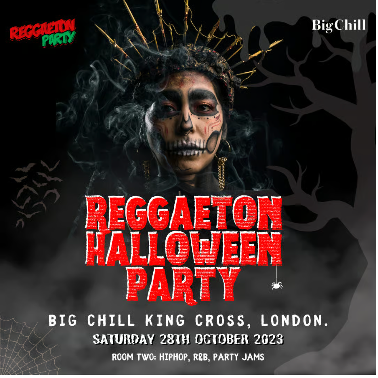 Reggaeton Halloween Party (London) 2023 at Big Chill Bar, London