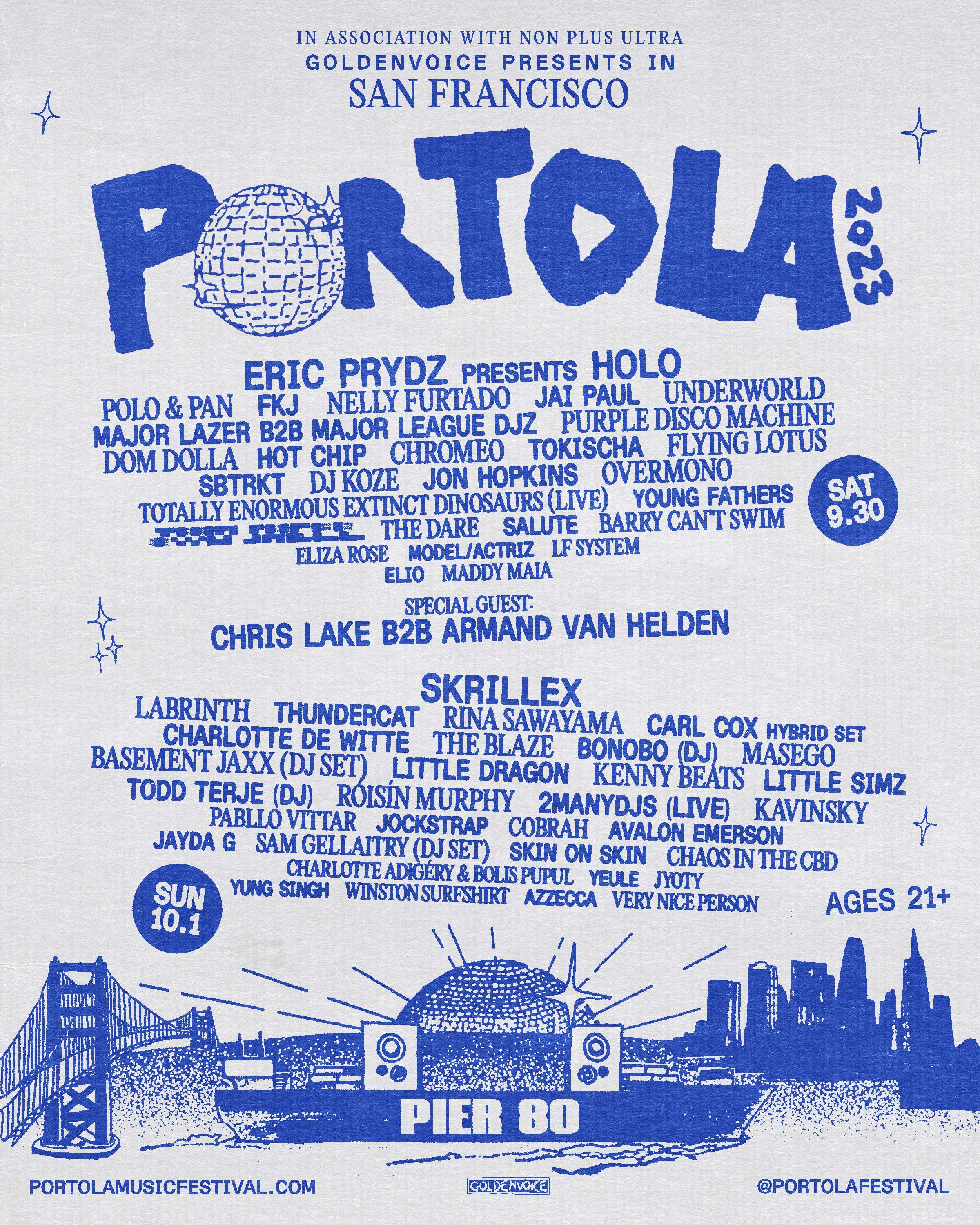 Portola Festival 2023 - フライヤー表