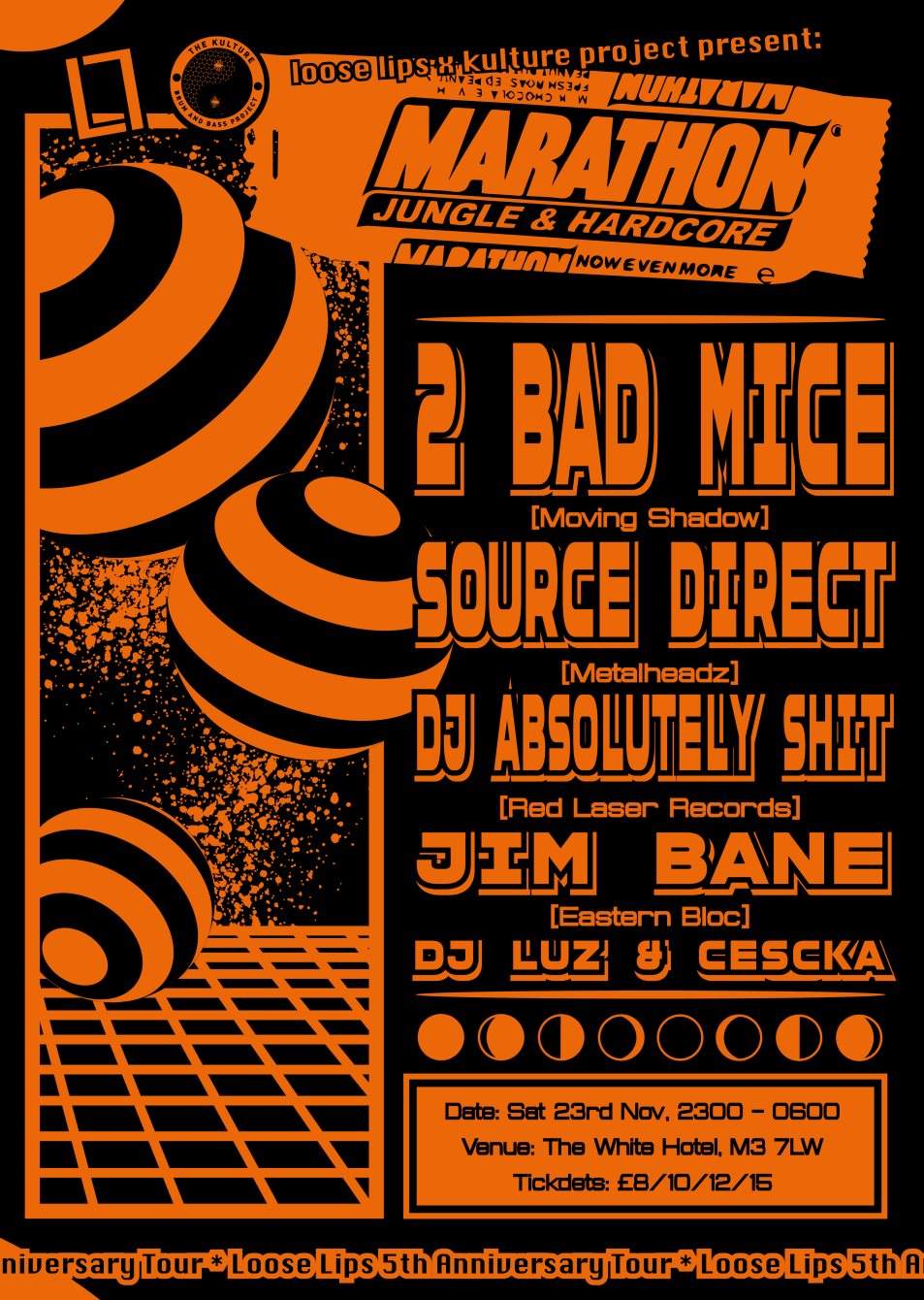 LL x KP - 2 Bad Mice / Source Direct / DJ Absolutely Shit / Jim Bane - Página trasera