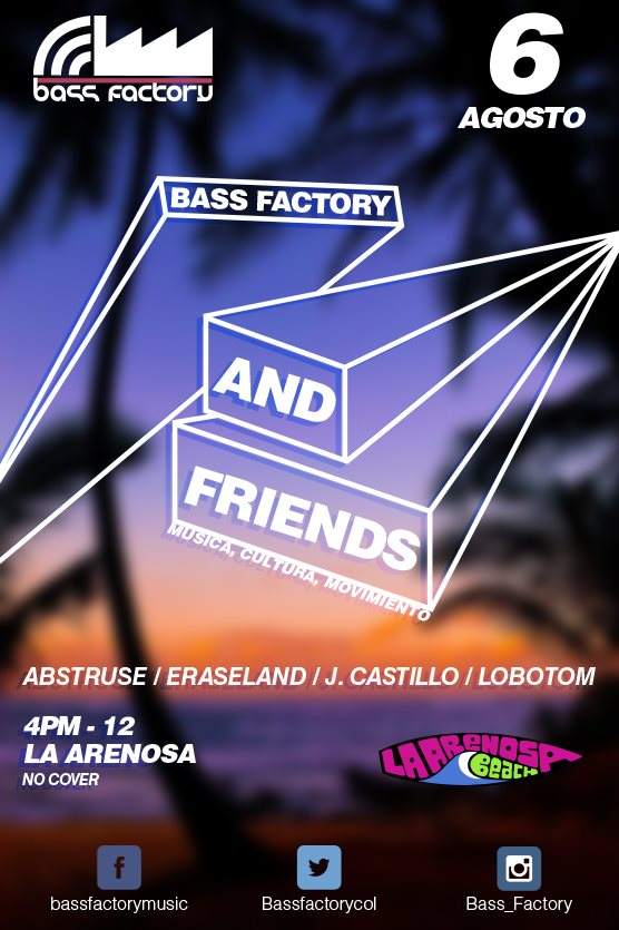 Bass Factory and Friends - Página frontal