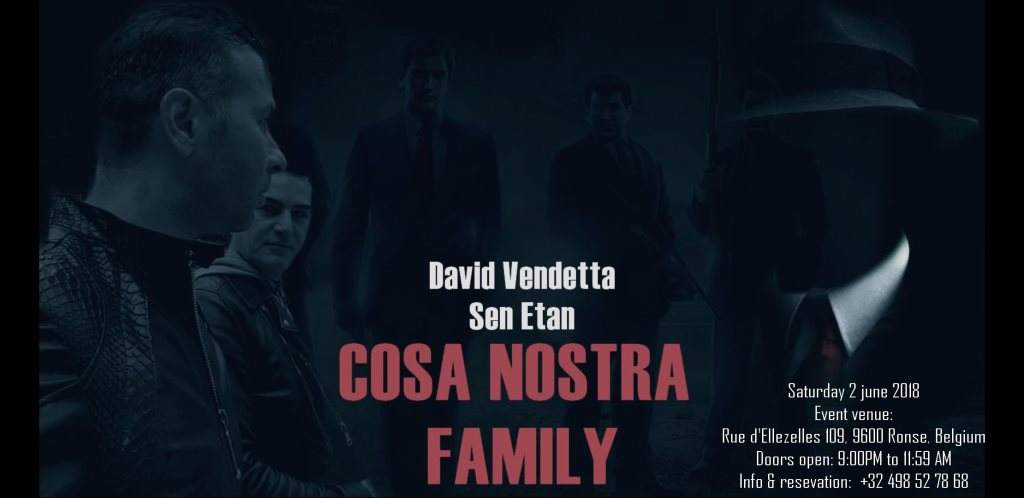 David Vendetta & Sen Etan 'Cosanostra Family' - Página frontal