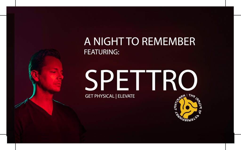 A Night To Remember feat. Spettro - フライヤー表